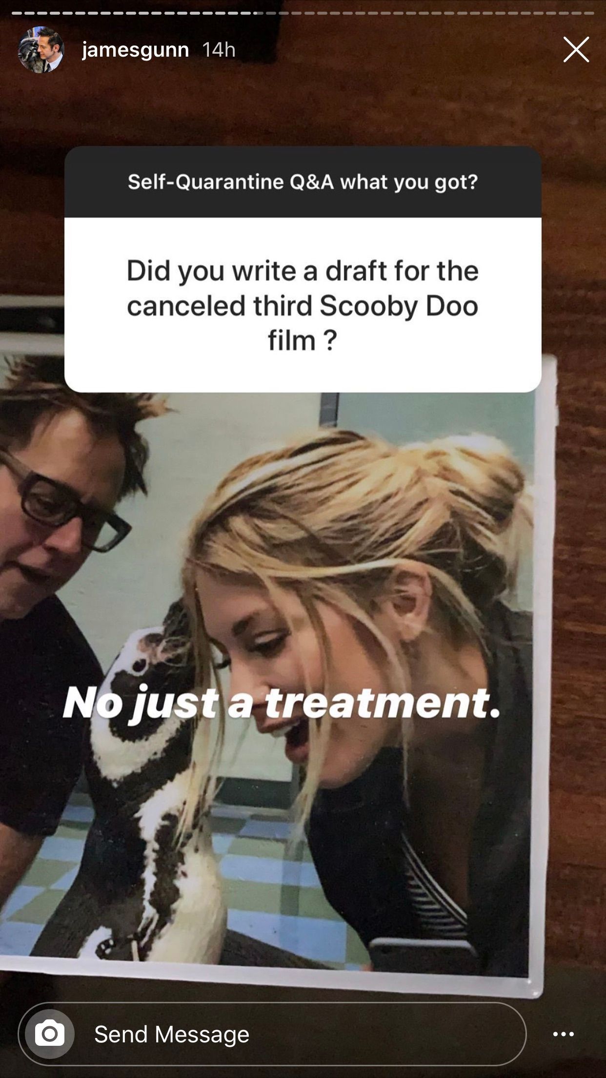 James Gunn Scooby Doo Instagram