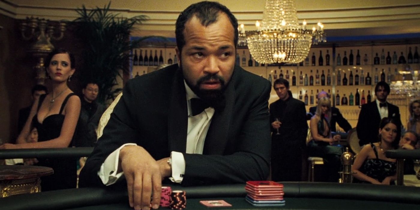 Jeffrey Wright in the casino in Casino Royale