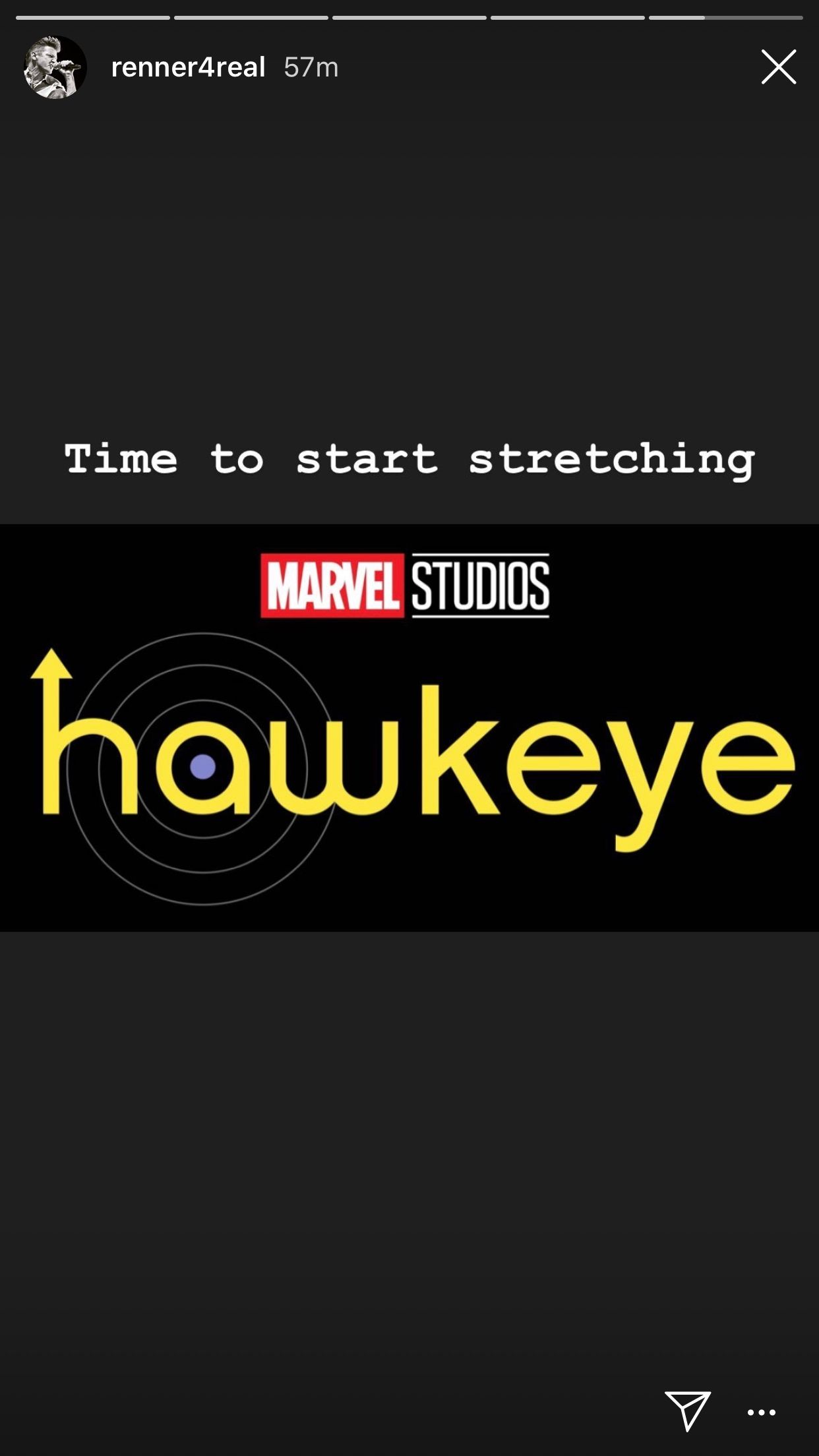 Jeremy Renner Teases Hawkeye Show Start