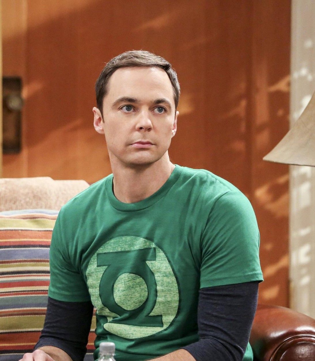 Jim Parsons as Sheldon in Big Bang Theory vertical