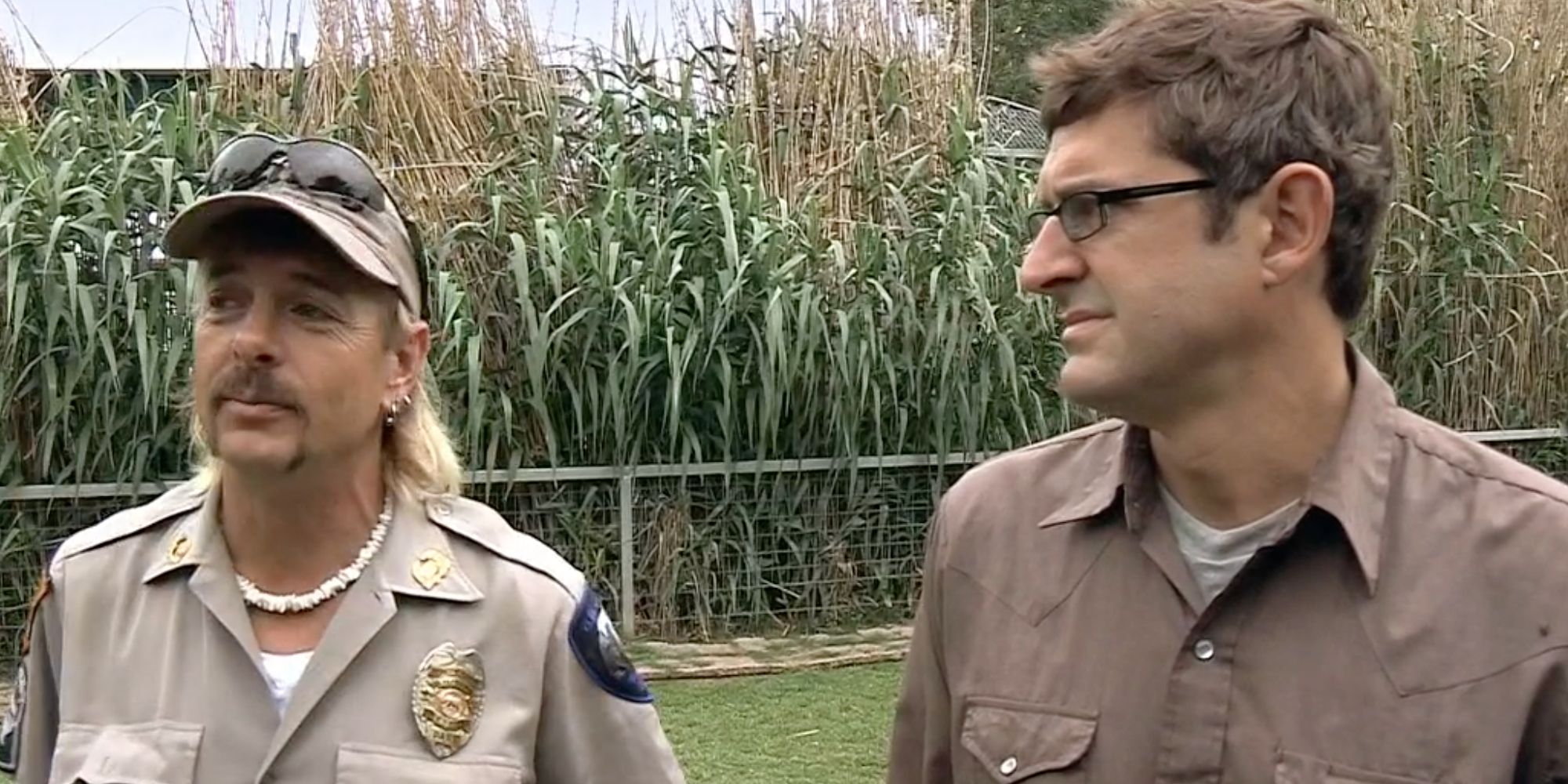 Joe Exotic is interviewed by Louis Theroux in America's Most Dangerous Pets.