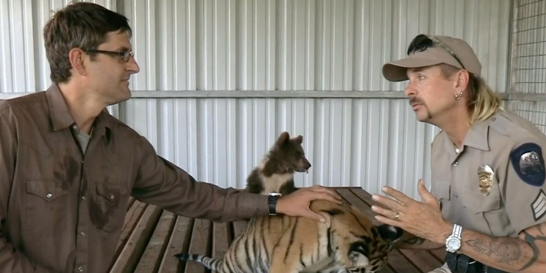 Louis Theroux interviews Joe Exotic in America's Most Dangerous Pets.