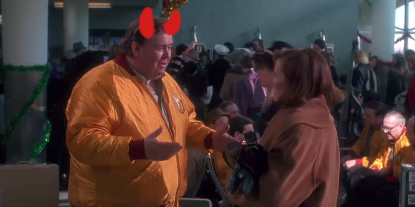 Gus and Kate talking in Home Alone