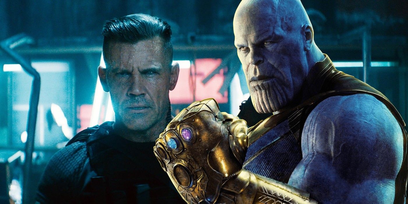 Josh Brolin as Cable in Deadpool 2 and Thanos