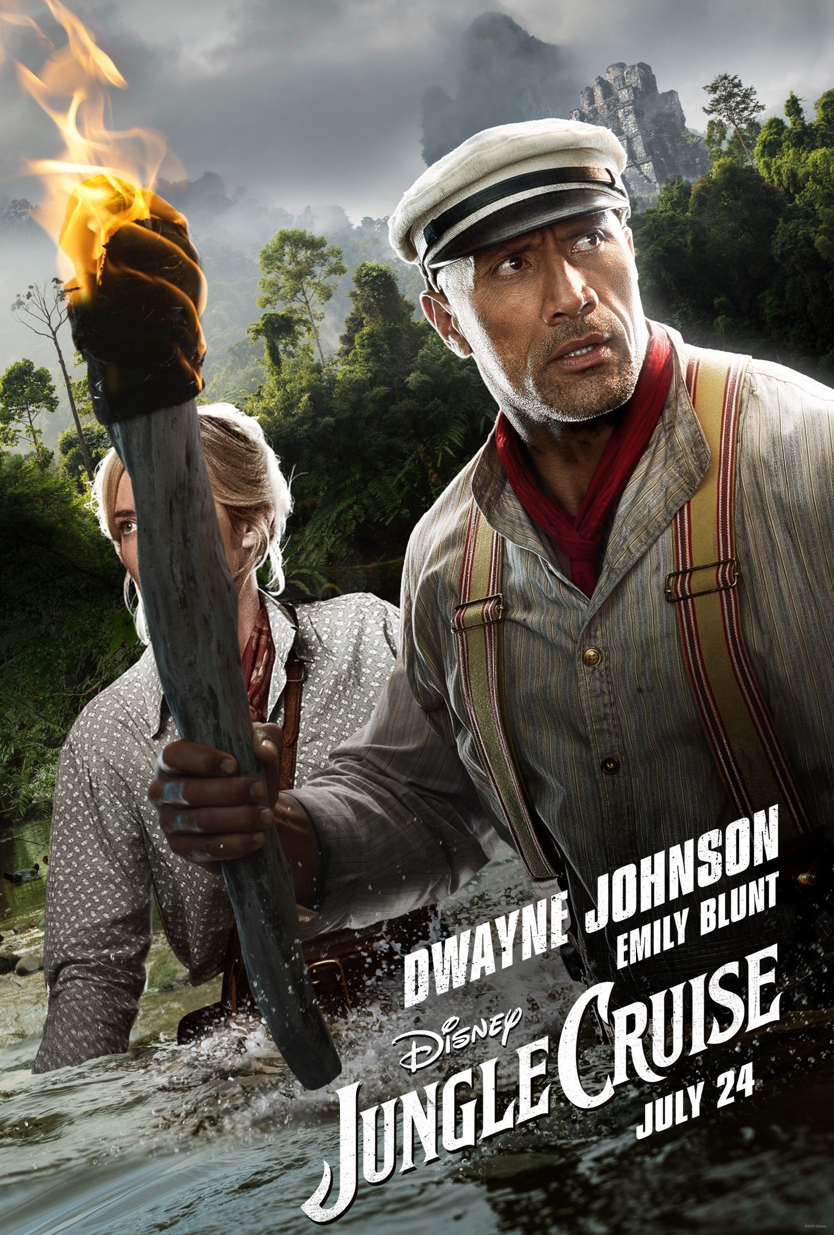 Jungle Cruise: Dwayne Johnson & Emily Blunt Troll Each Other With Posters Reveal