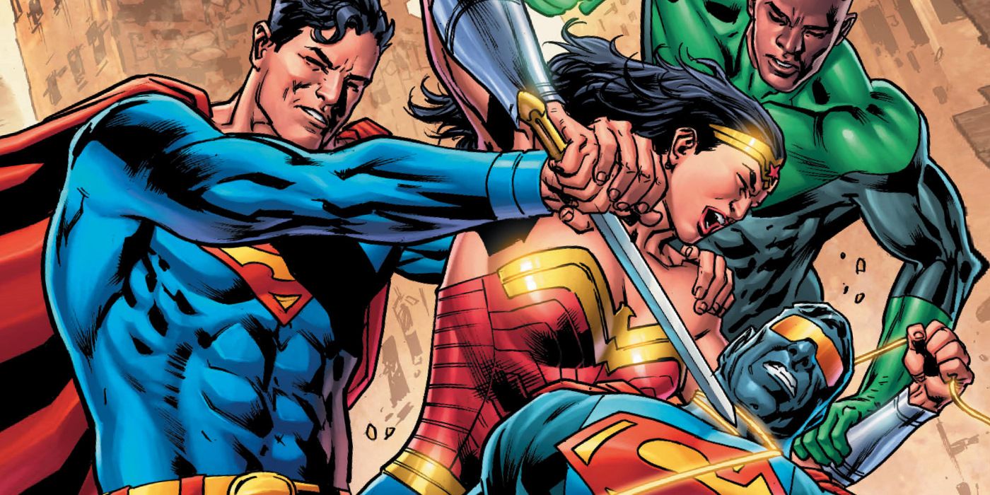 Justice League Attacking Eradicator Comic