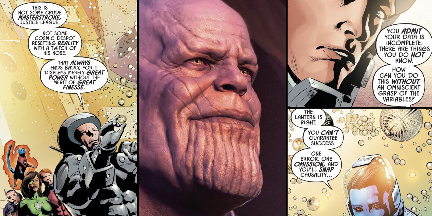 Justice League Comic Thanos Plan Failed