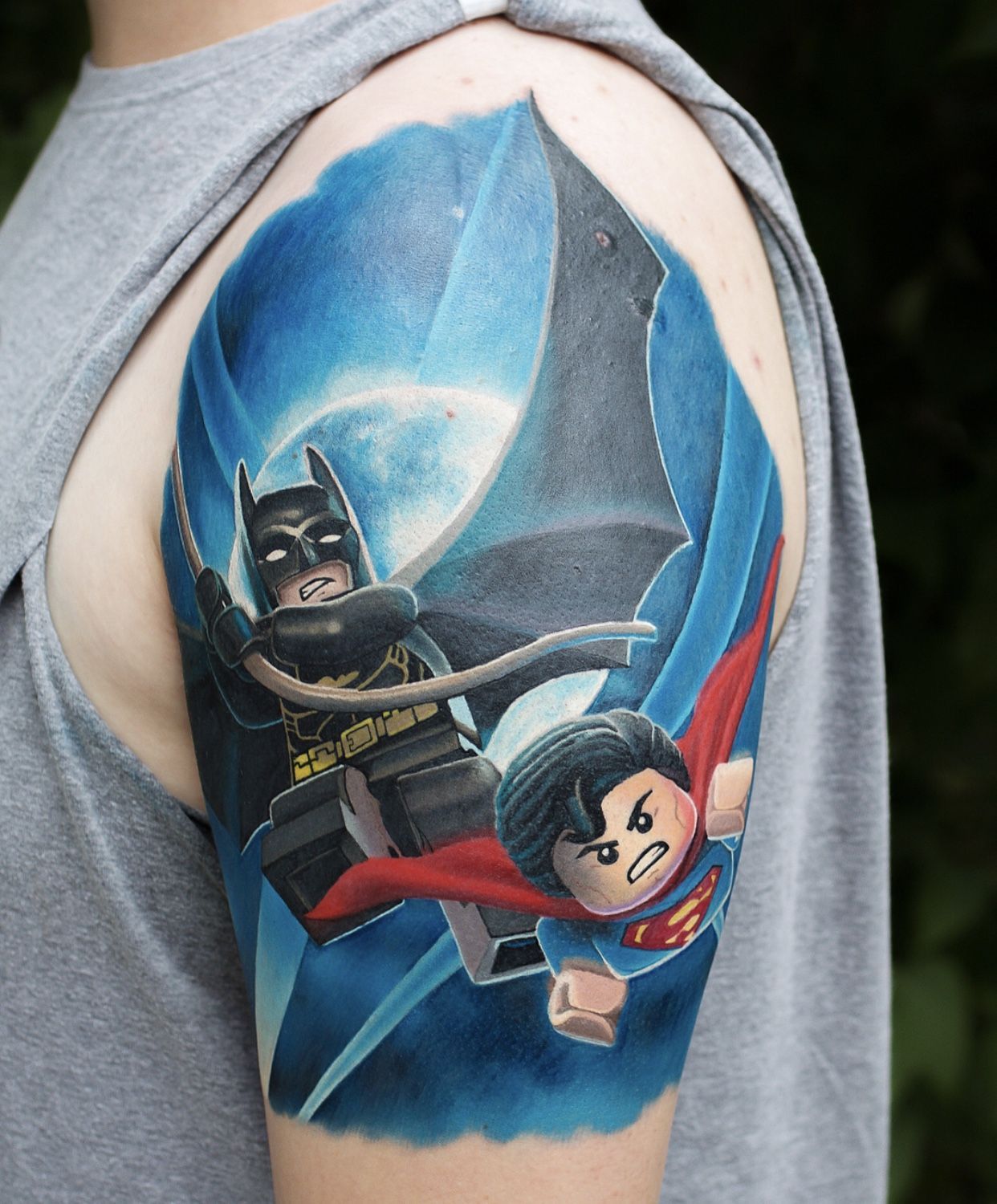 Batman Tattoo On Shoulder - Tattoos Designs