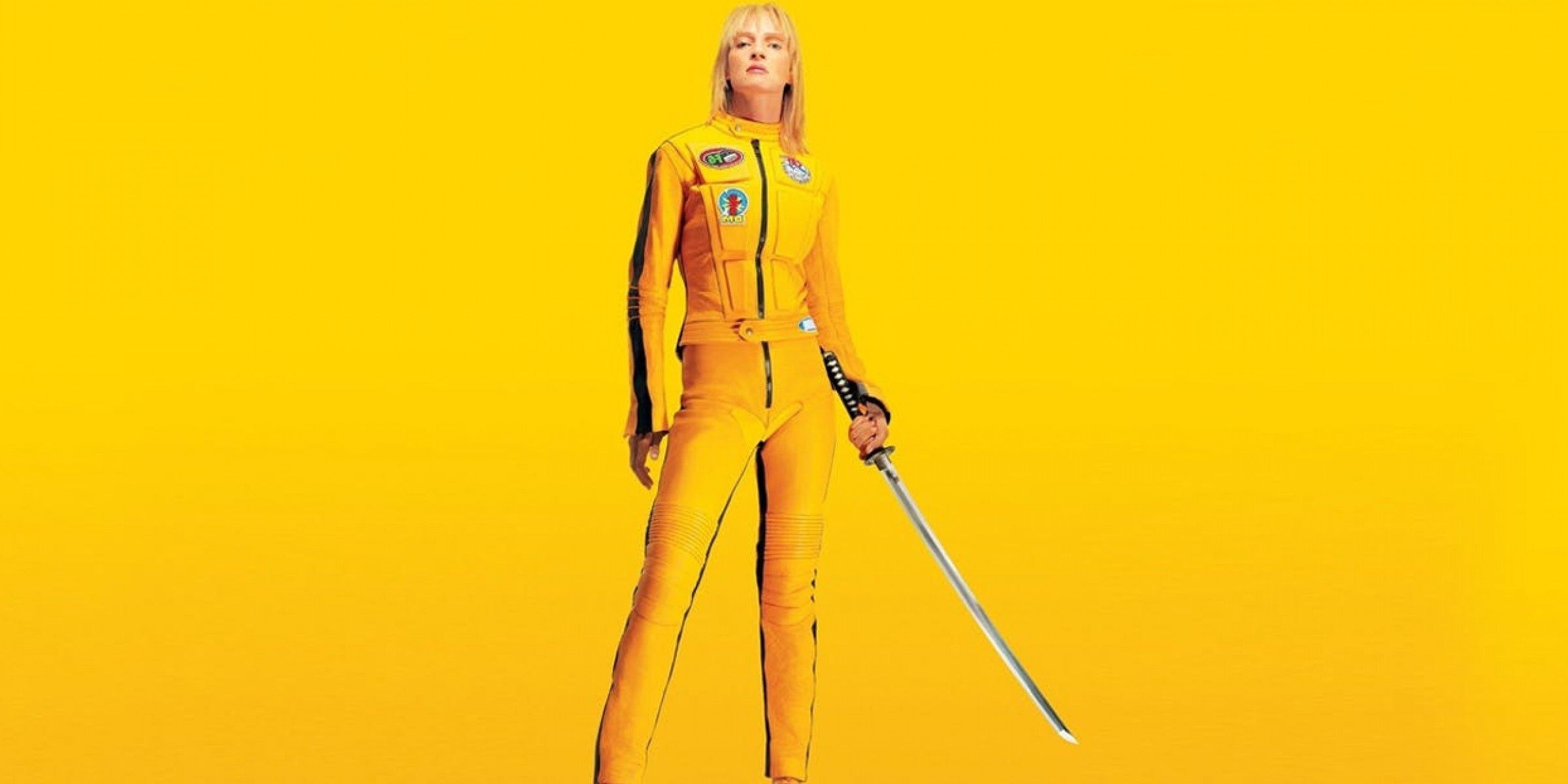 Uma thurman kill store bill yellow jumpsuit