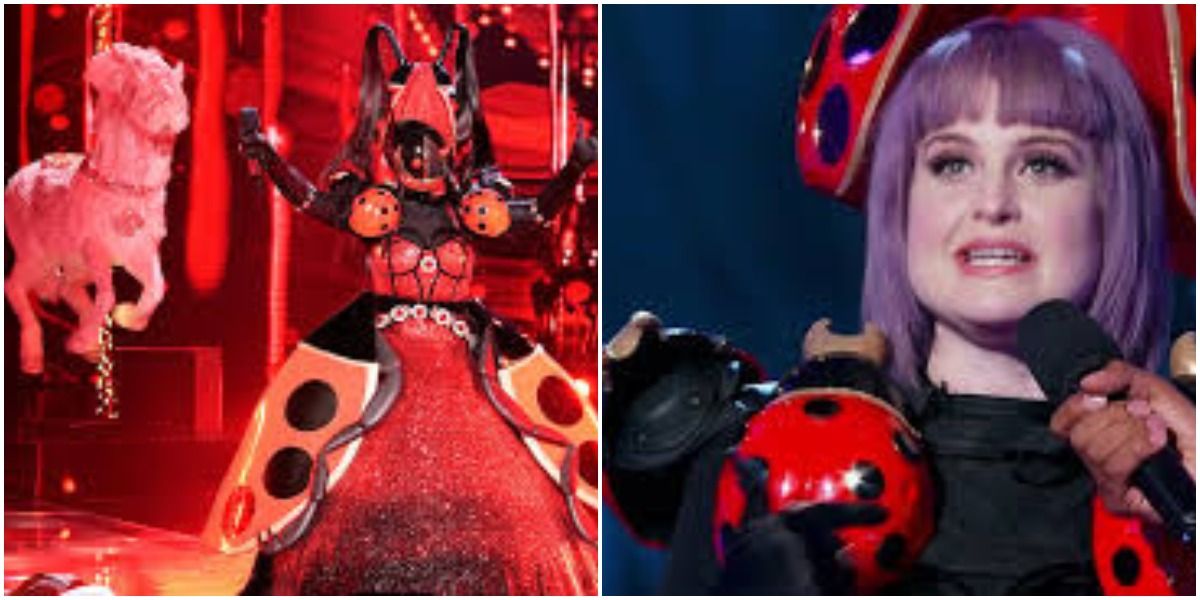 Kelly Osbourne como Ladybug en El montaje del cantante enmascarado