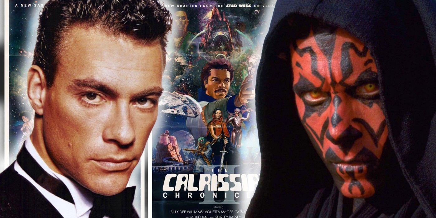 Lando Movie Posters with Jean Claude Van Damme as Darth Maul