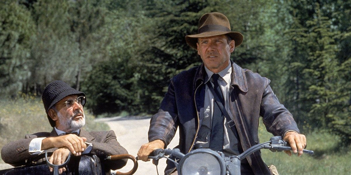 Indy with his dad in Indiana Jones and the Last Crusade