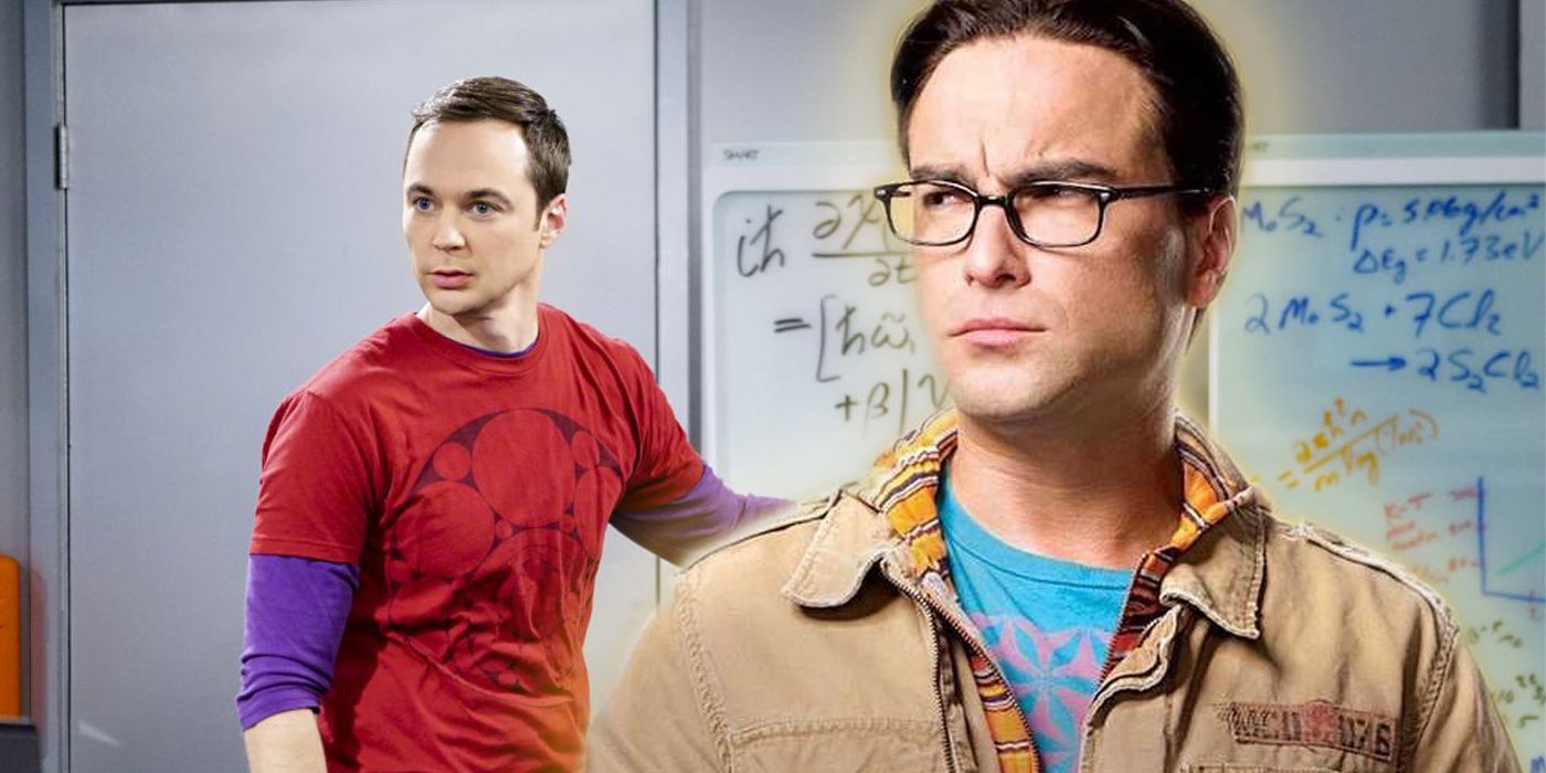 Blended image of Sheldon and Leonard in TBBT.