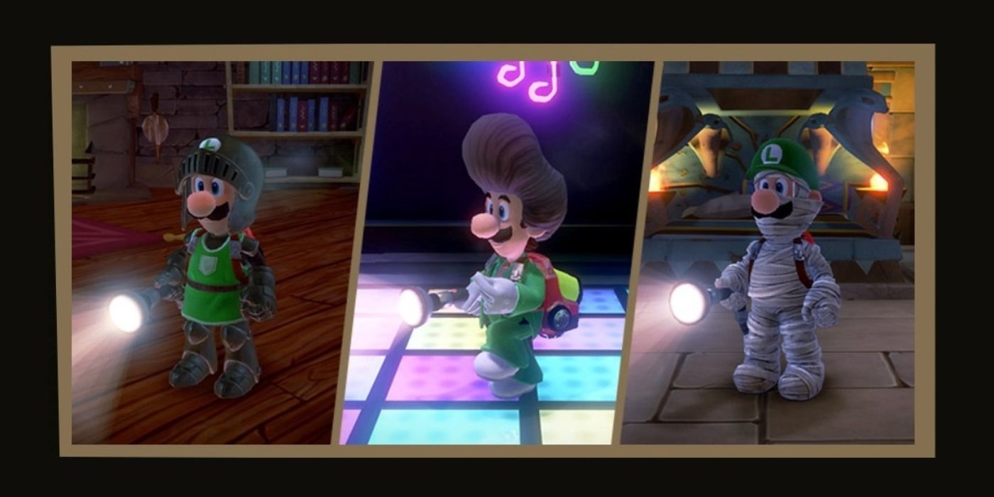 Luigi&rsquo;s Mansion 3 ScreamScraper Outfits