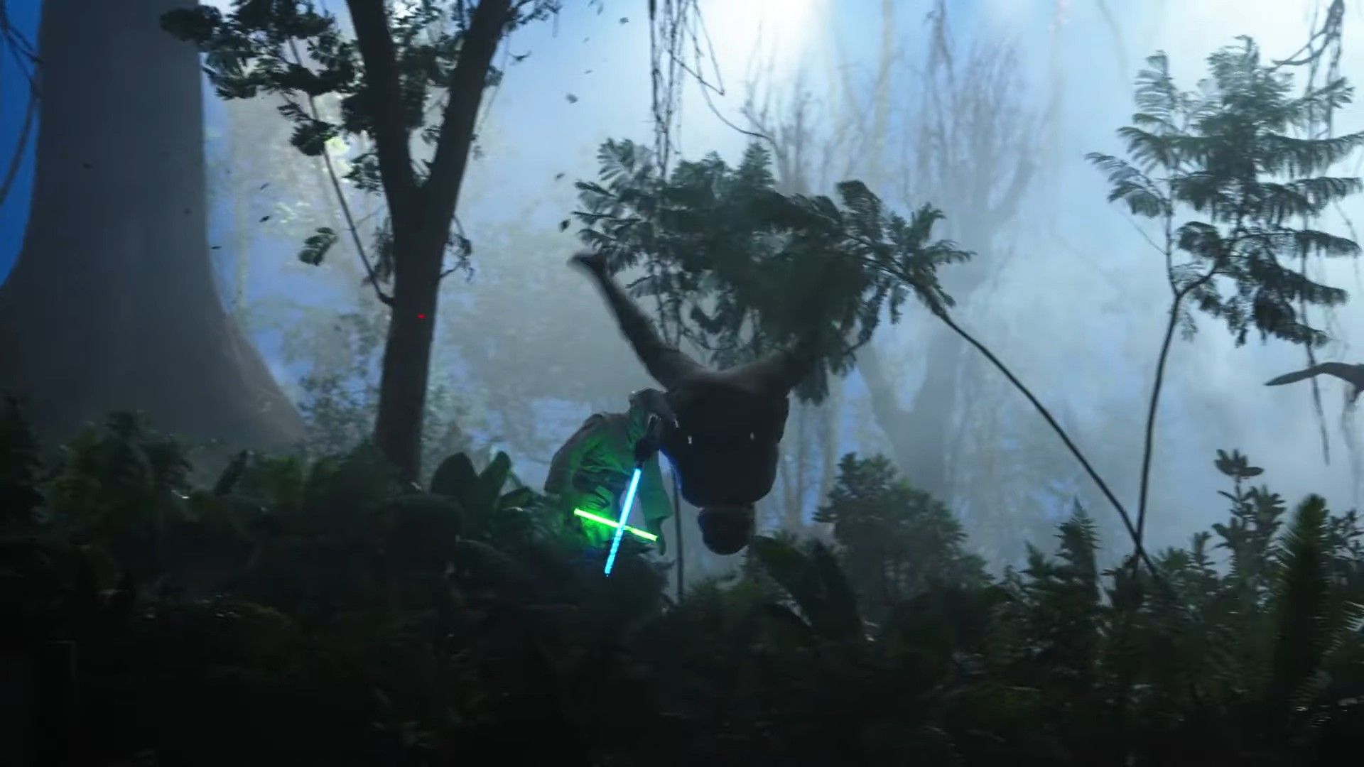 Luke Leia TROS fight scene 2
