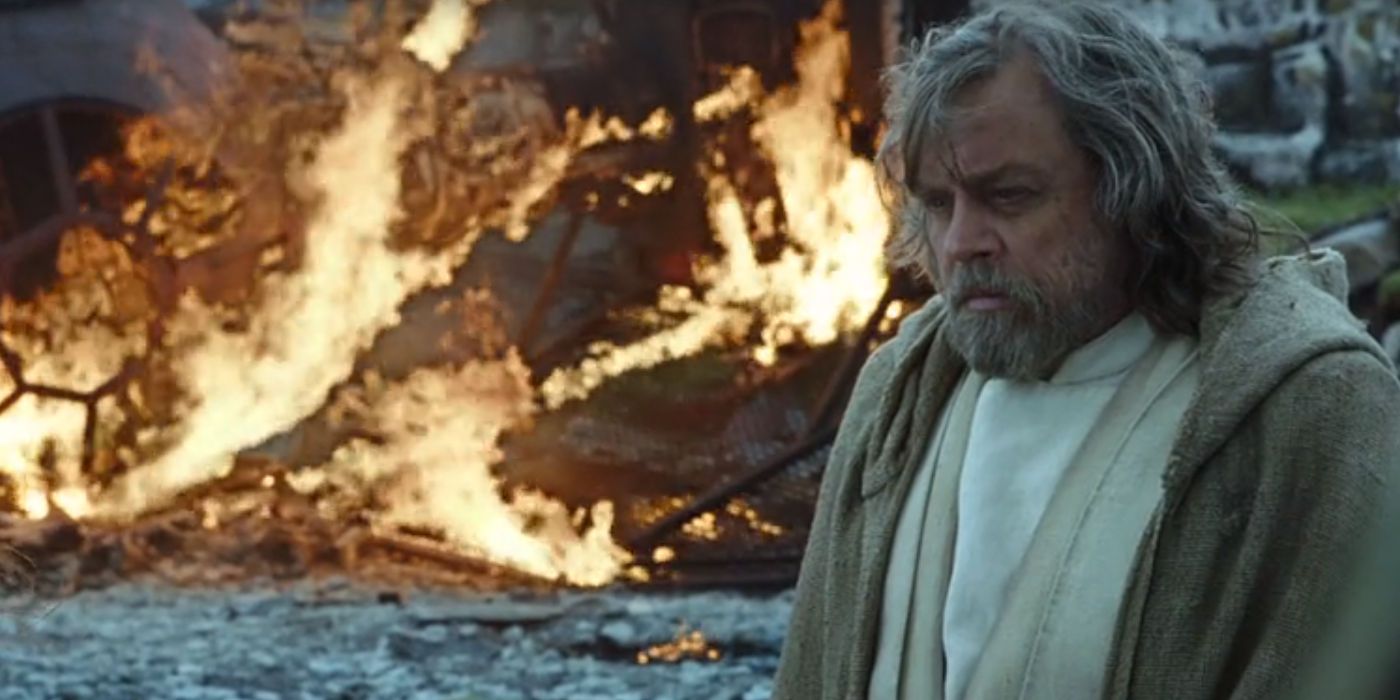 Luke Speaking To Rey In The Rise of Skywalker