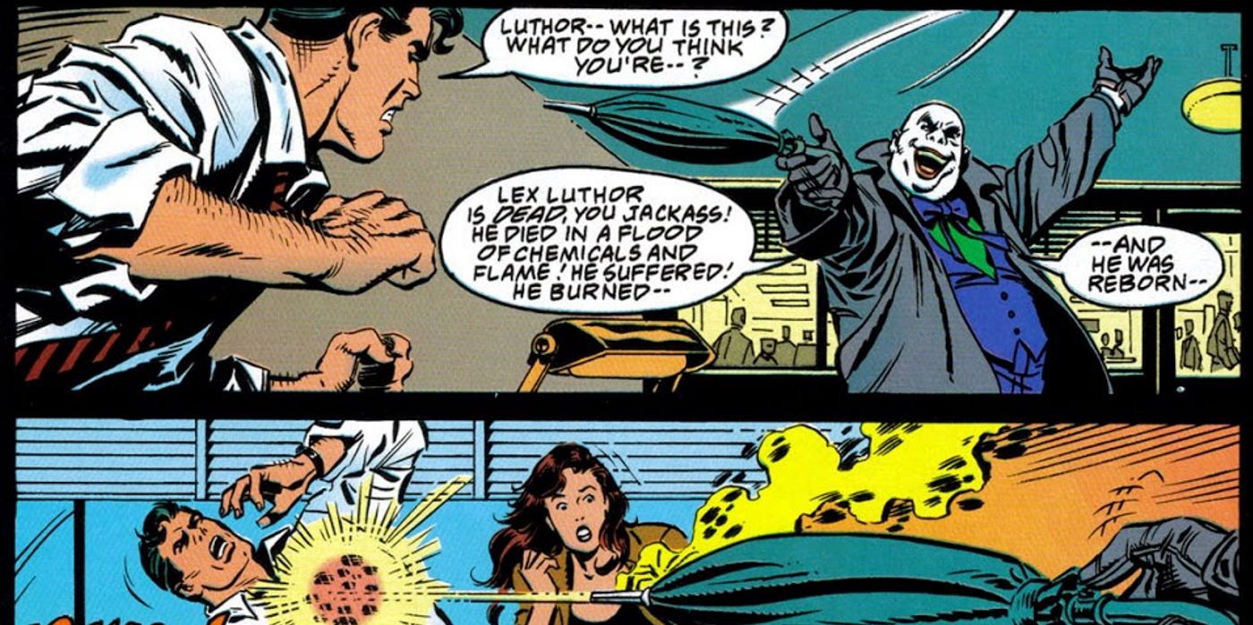 Lex Luthor becomes the Joker in Superman: Speeding Bullets