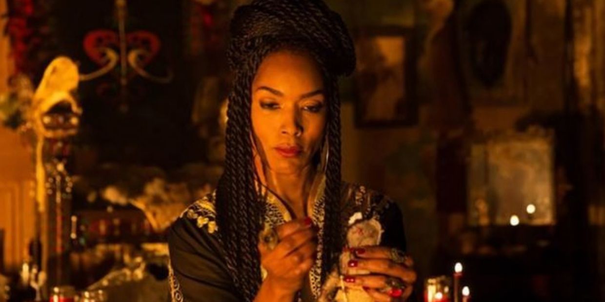 Marie Laveau doing a ritual In American Horror Story Coven