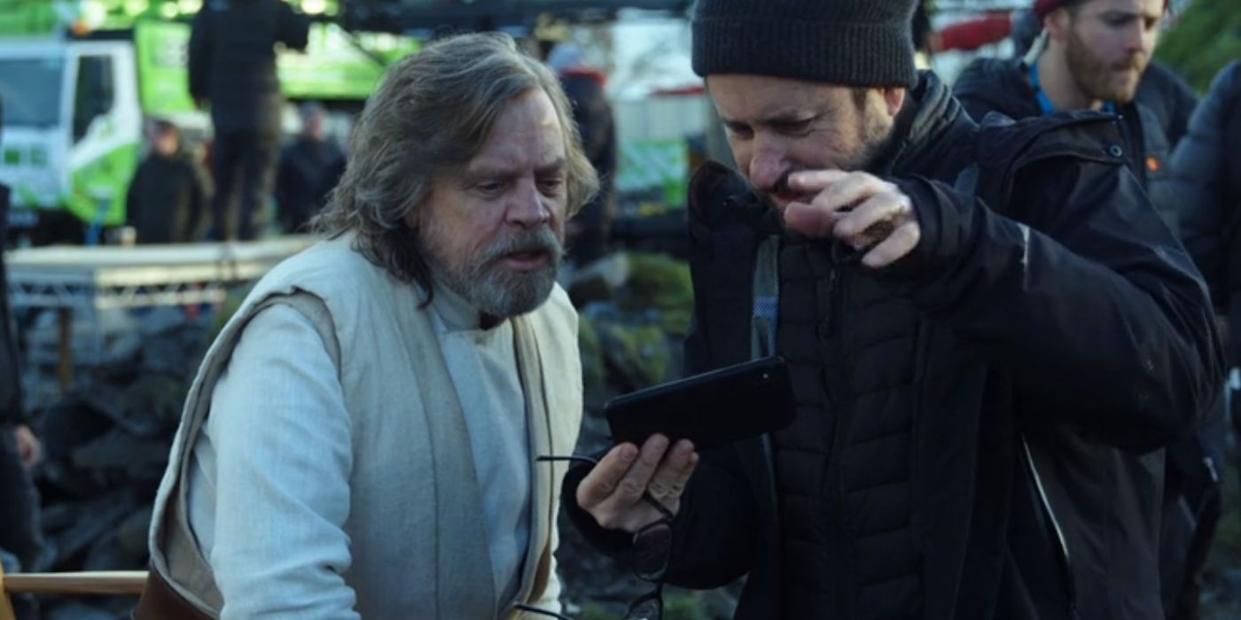 Mark Hamill and JJ Abrams on Star Wars The Rise of Skywalker Set