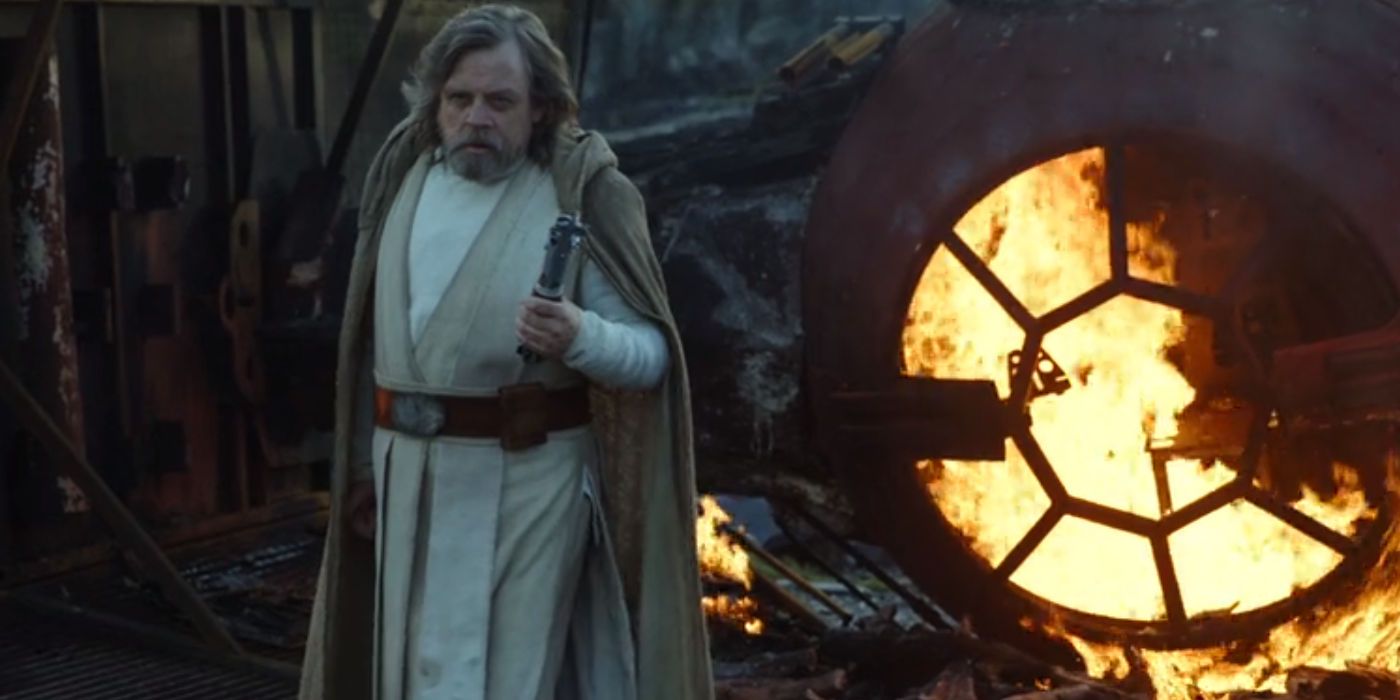 Mark Hamill as Luke in The Rise of Skywalker