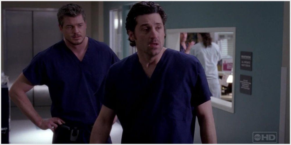 Mark en Derek in het ziekenhuis in Grey's Anatomy