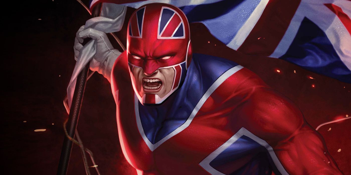 Marvel Captain Britain Comic Cover Scream