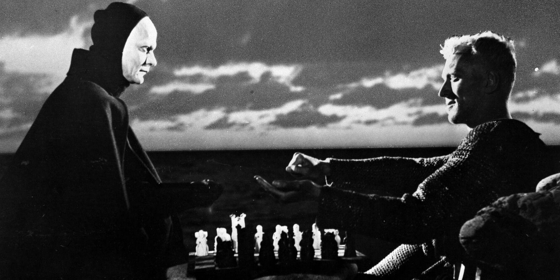 Max von Sydow plays chess with death in The Seventh Seal