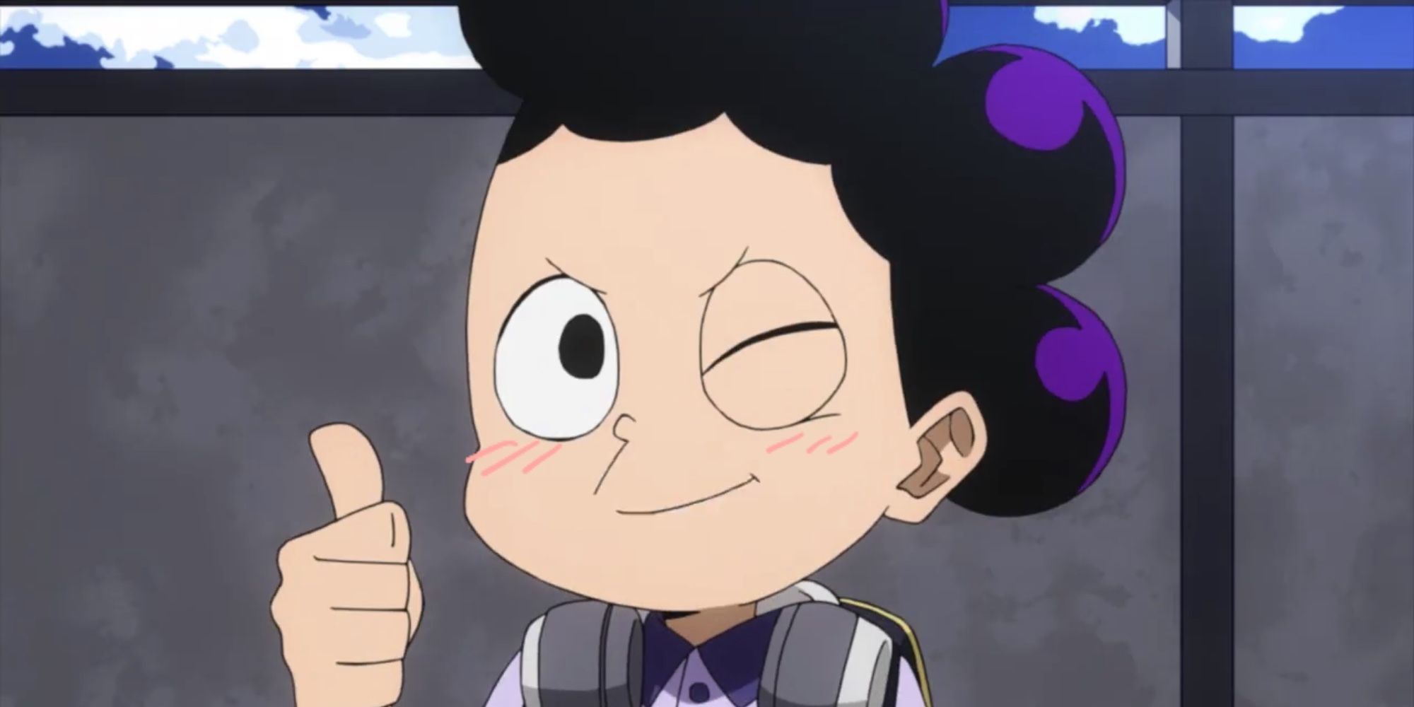 Mineta Giving A Thumbs Up