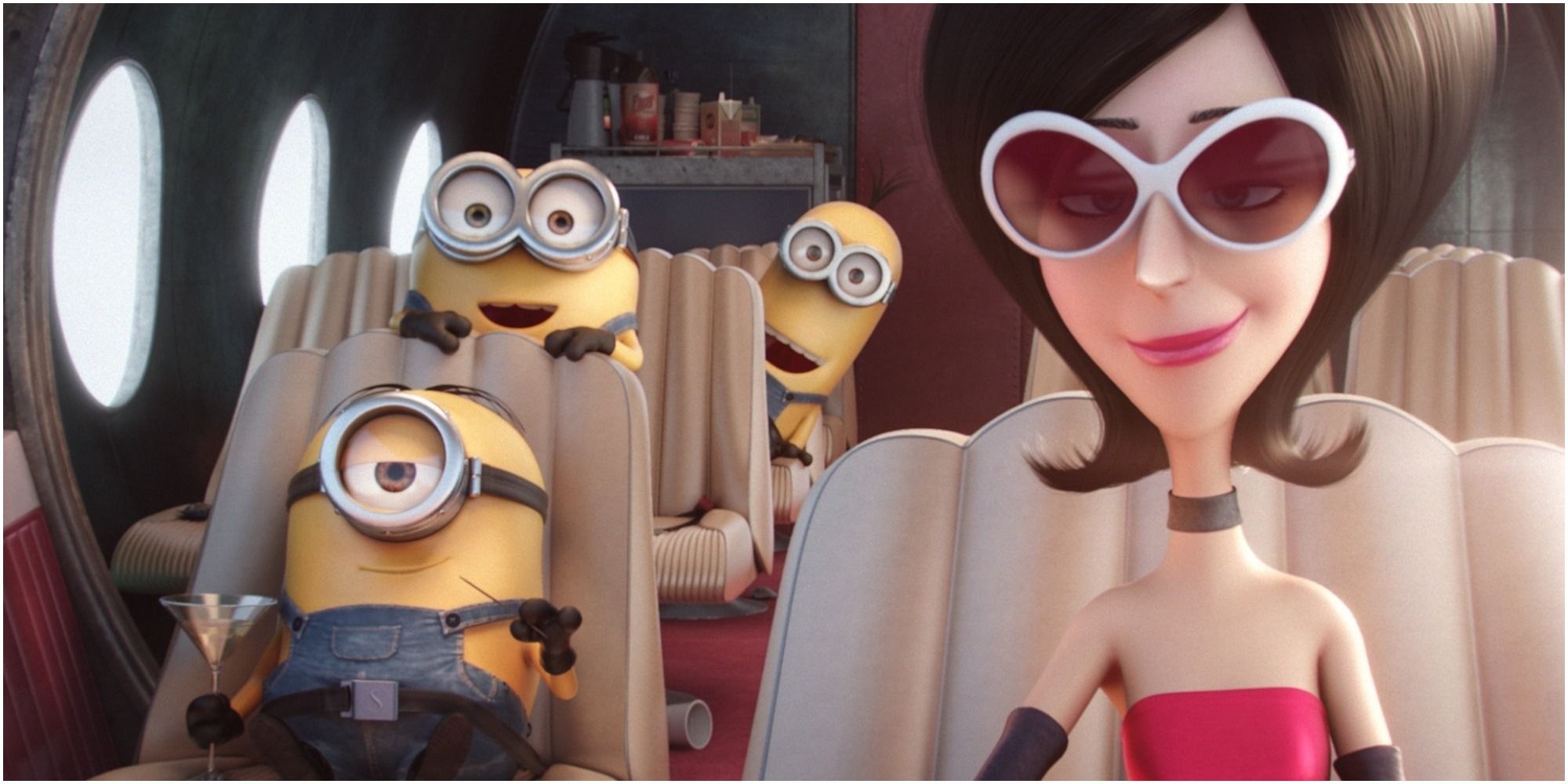Scarlet with some Minions in Minions