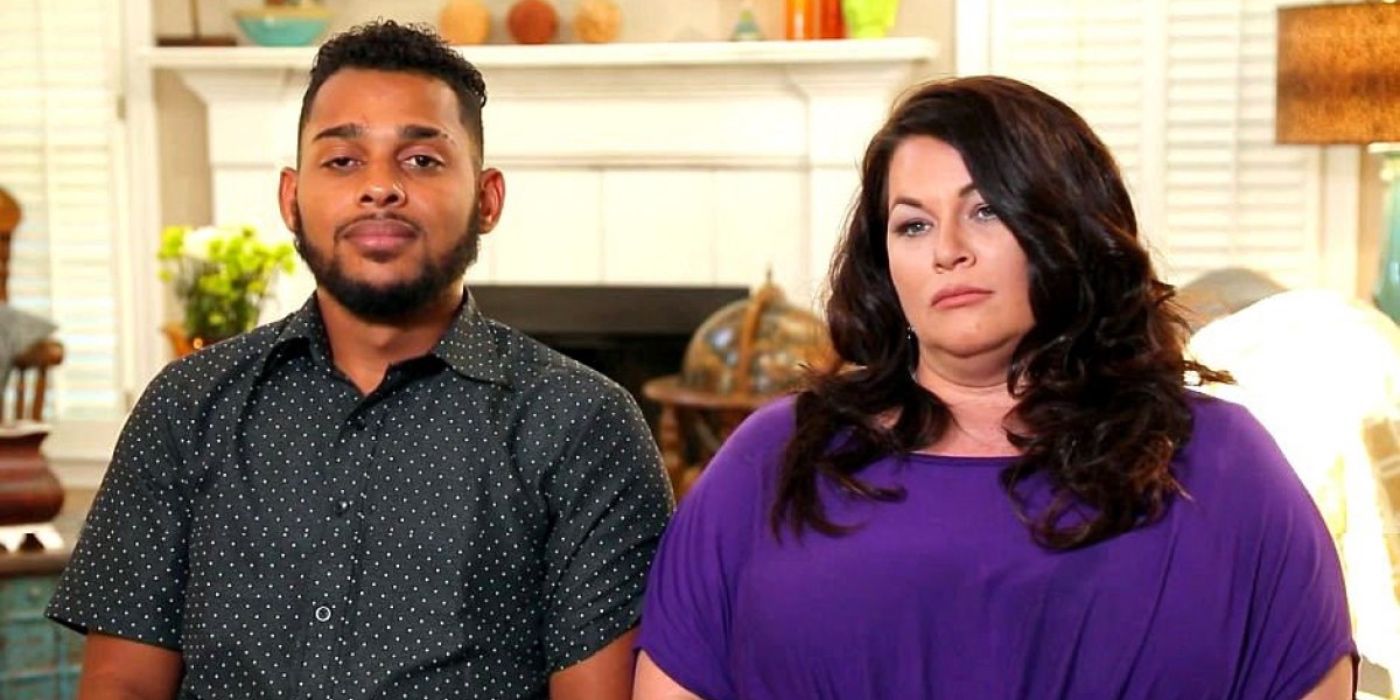 Molly Hopkins and Luis Mendez in a 90 Day Fiance confessional