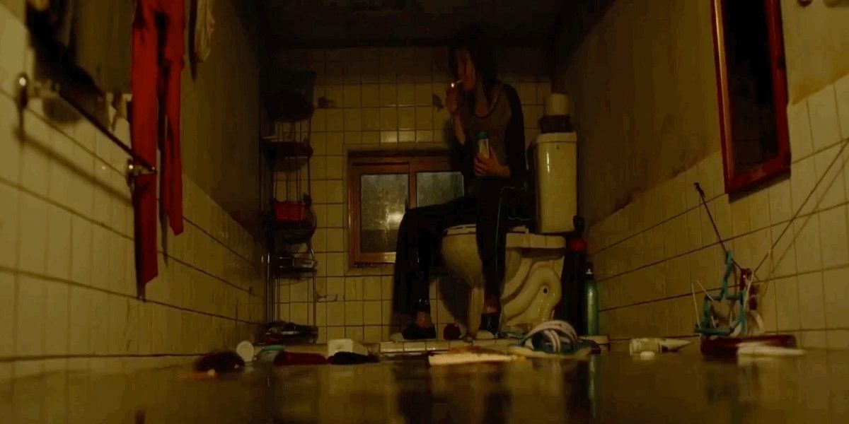 Muddy water in Parasite movie