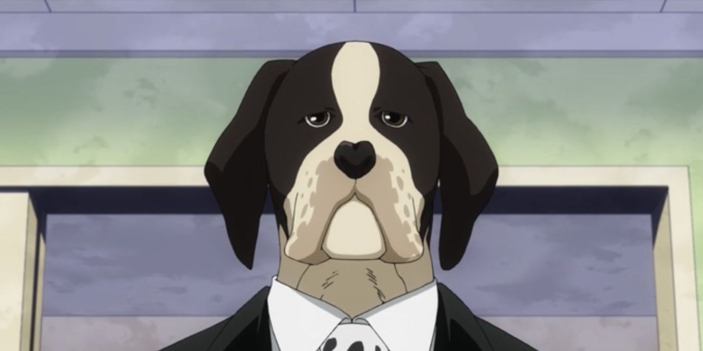 The dog police chief in the My Hero Academia anime series.