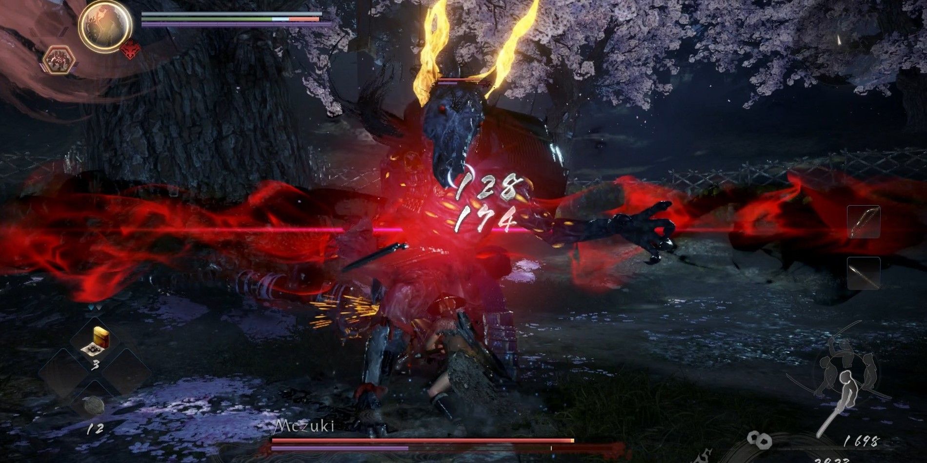 Nioh 2 Mezuki Burst Counter