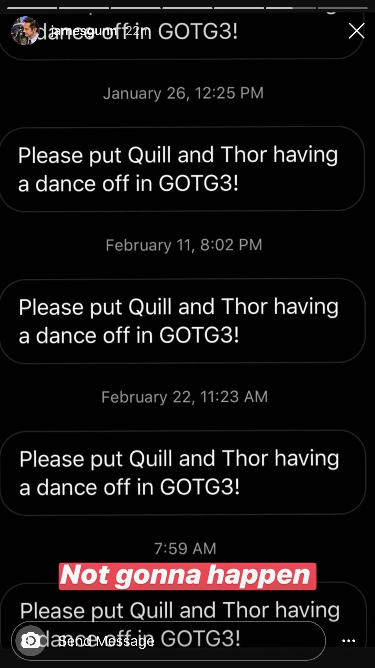 No Thor and Star-Lord Dance Off In Guardians of the Galaxy 3