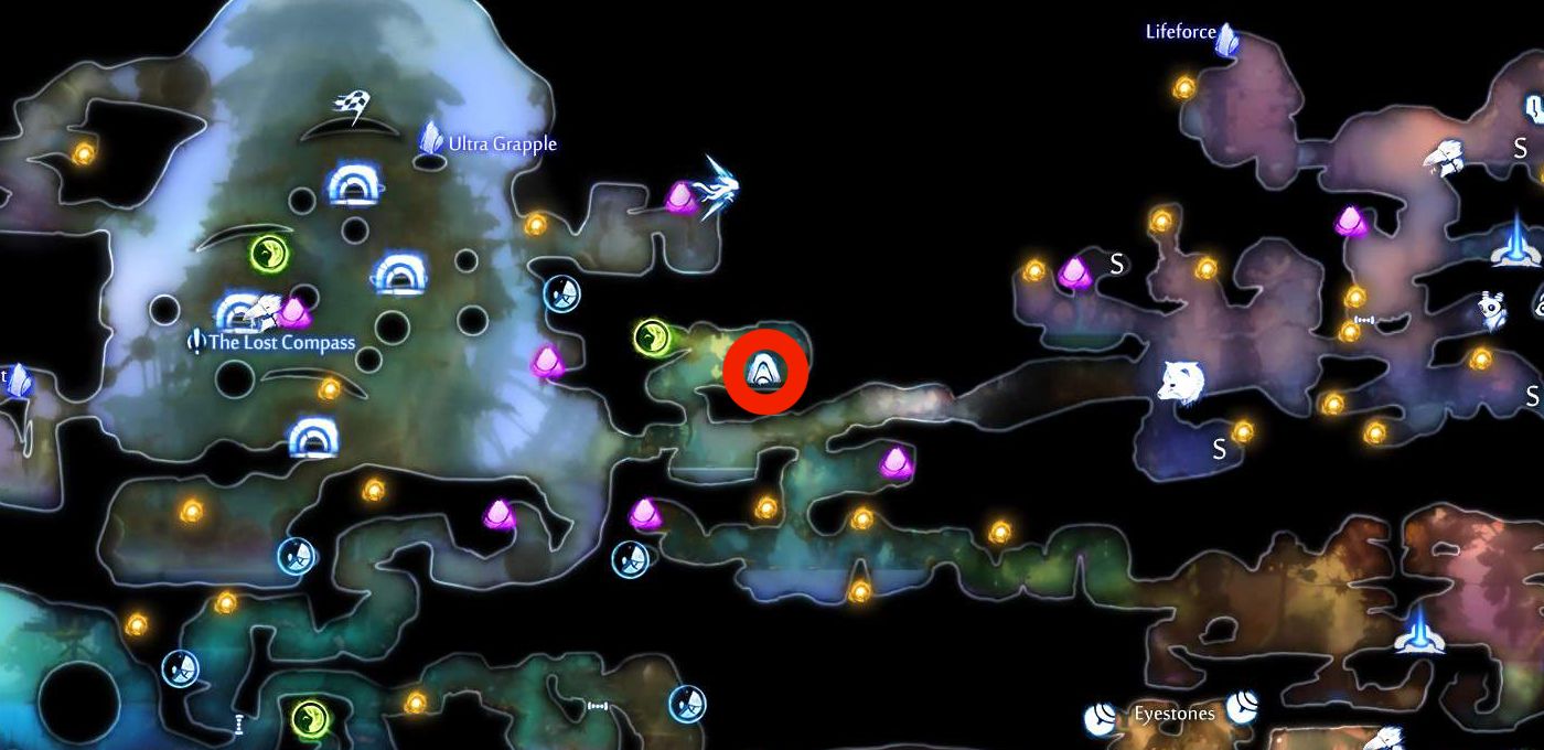 Ori and the Will of the Wisps: Combat Shrine Locations