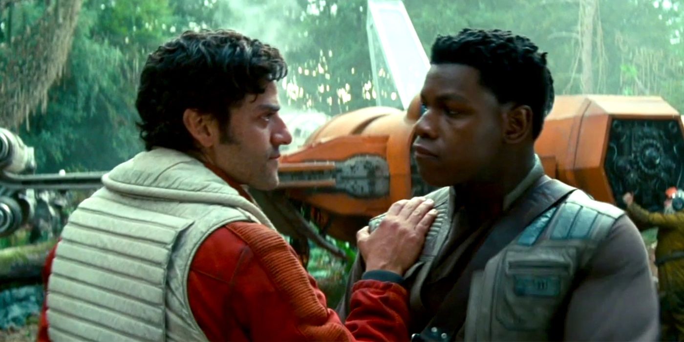 Oscar Isaac and John Boyega in Star Wars The Rise of Skywalker
