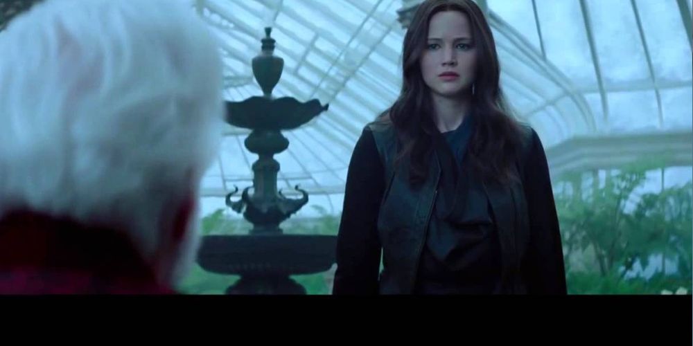 PRESIDENT SNOW AND KATNISS