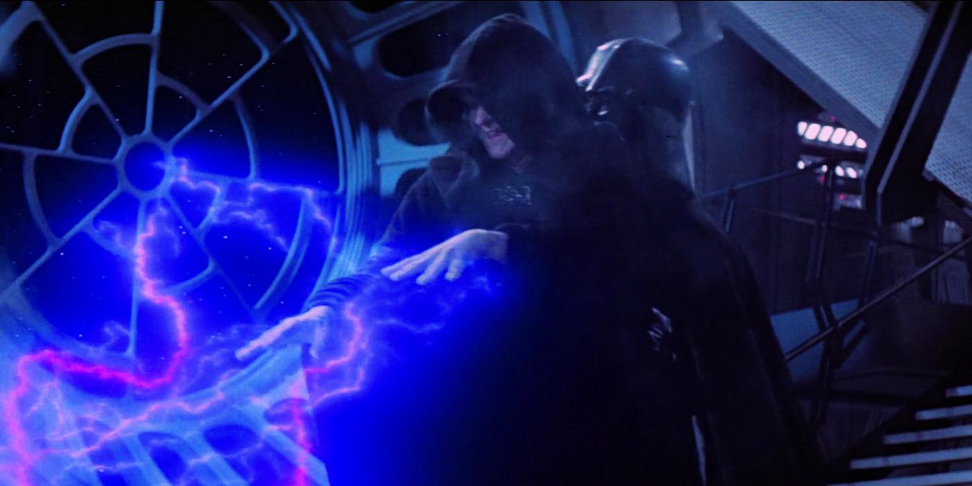 Darth Vader turns on The Emperor in Star Wars: Return of the Jedi.