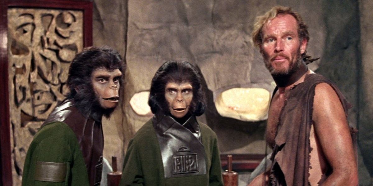 Charlton Heston in Planet of the Apes