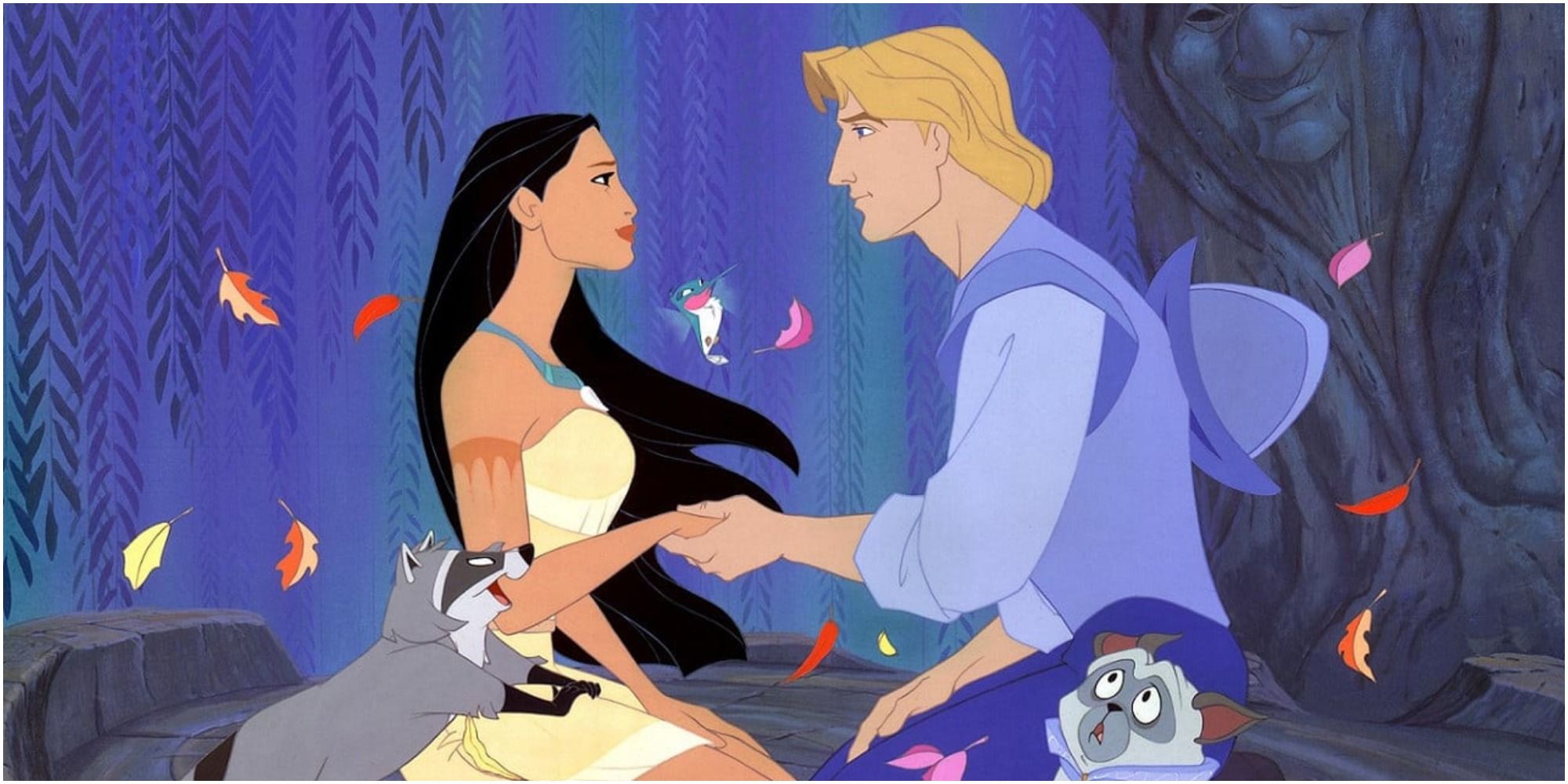Pocahontas and John Smith in Disney's Pocahontas