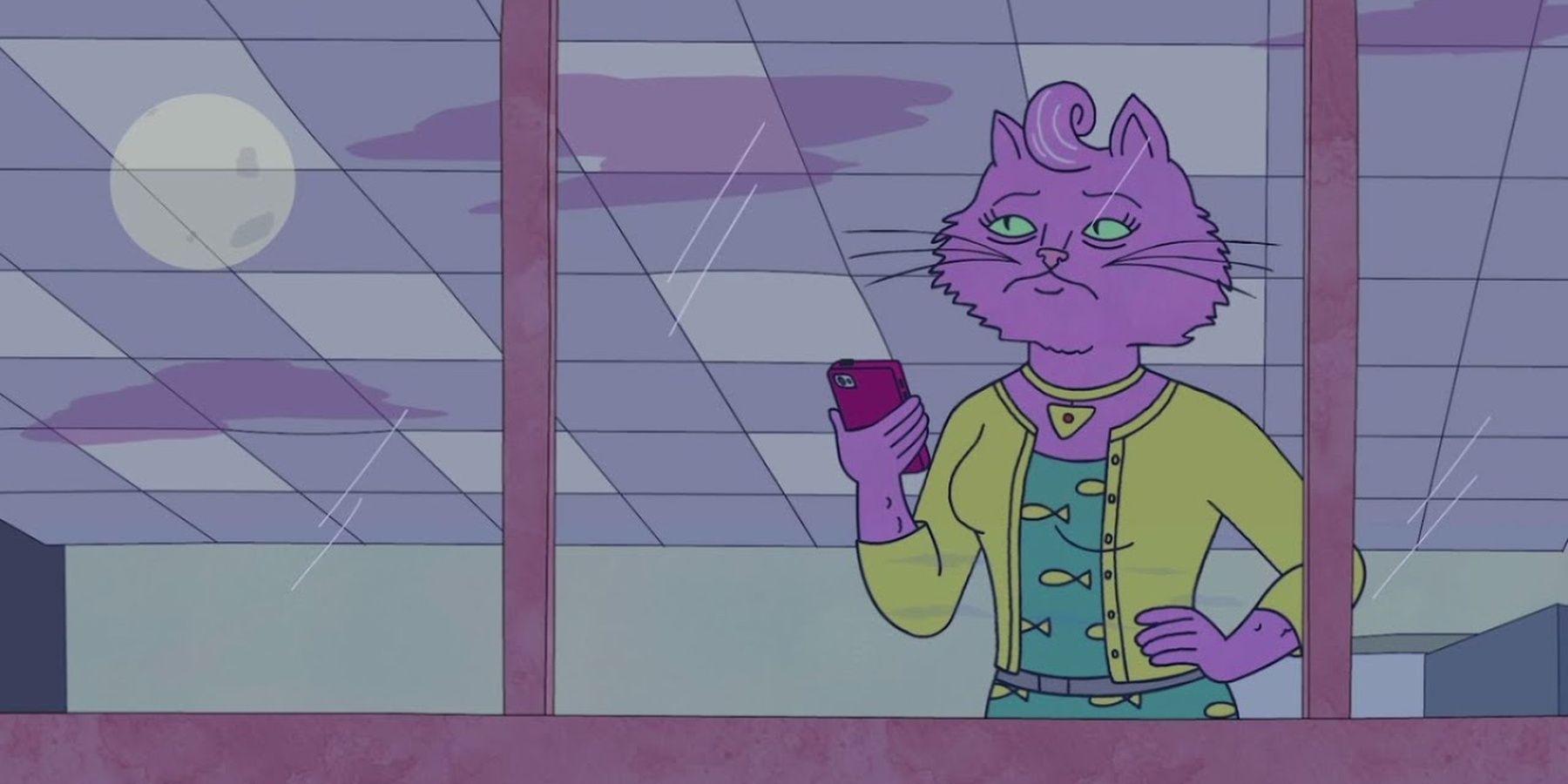 Princess Carolyn Looks Out The Window
