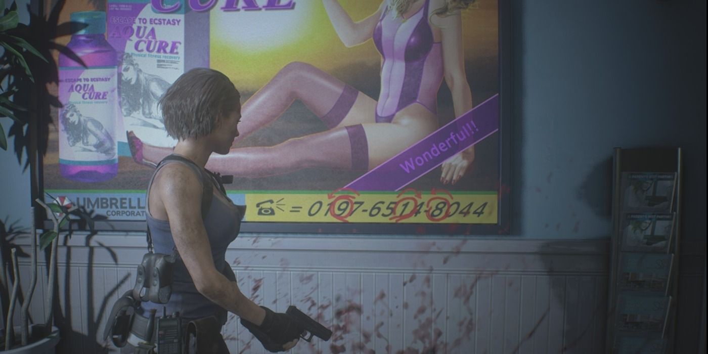 Resident Evil 3 Safe Code Advert