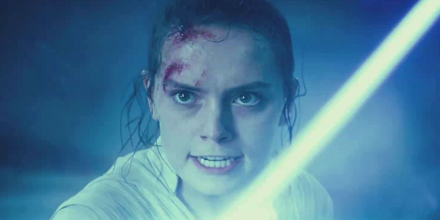 Rey ffights Sidious with help from the Jedi in Star Wars The Rise of Skywalkers Ending