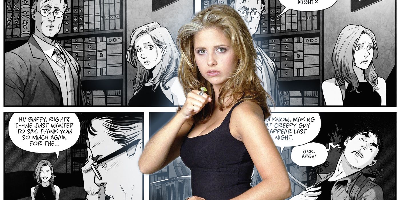 Sarah Michelle Gellar and the Buffy the Vampire Slayer comic