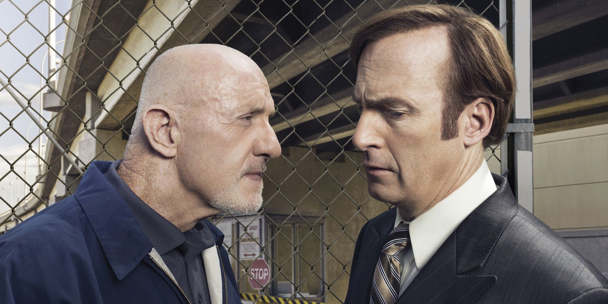 Saul looking angry at Mike in Better Call Saul