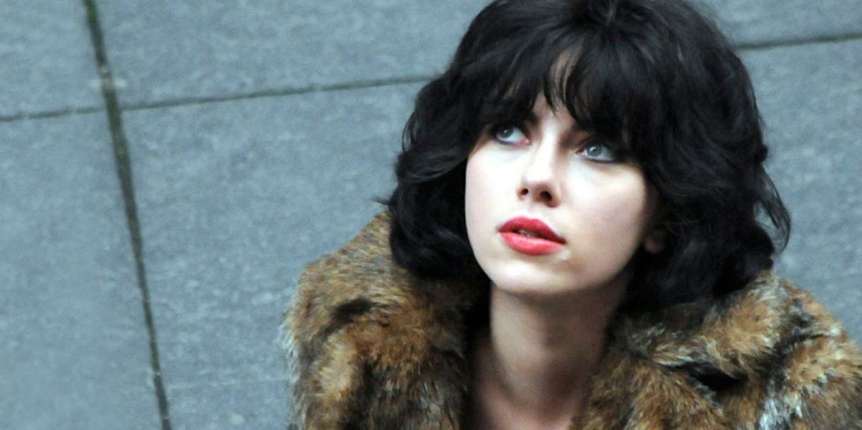 The woman looking up in Under the Skin
