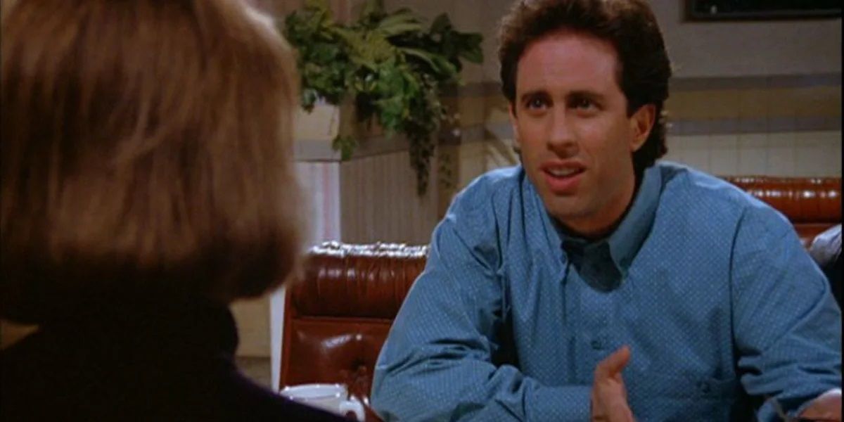 Jerry's girlfriend refuses pie in Seinfeld