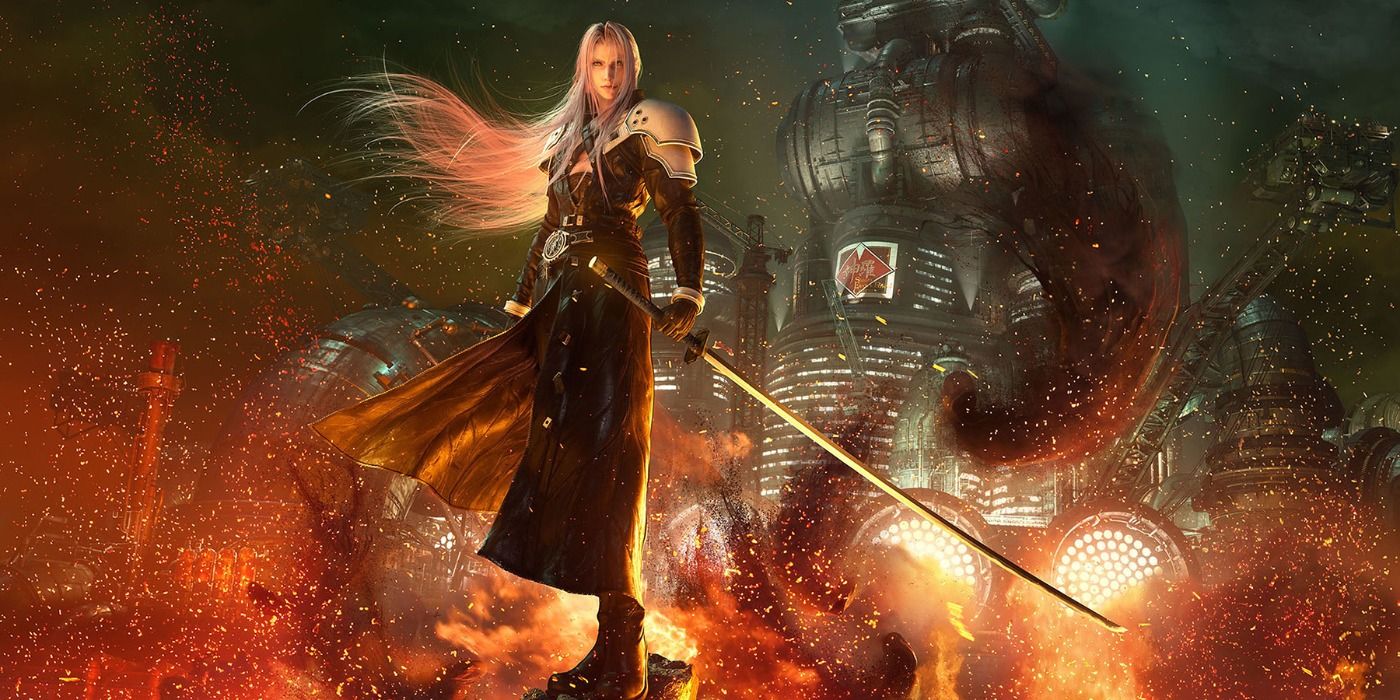 Sephiroth Midgar Cover Final Fantasy VII Remake