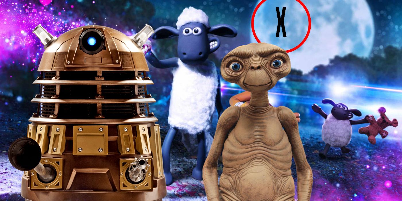 Shaun The Sheep 2 Farmageddon Easter Eggs Doctor Who ET X-Files