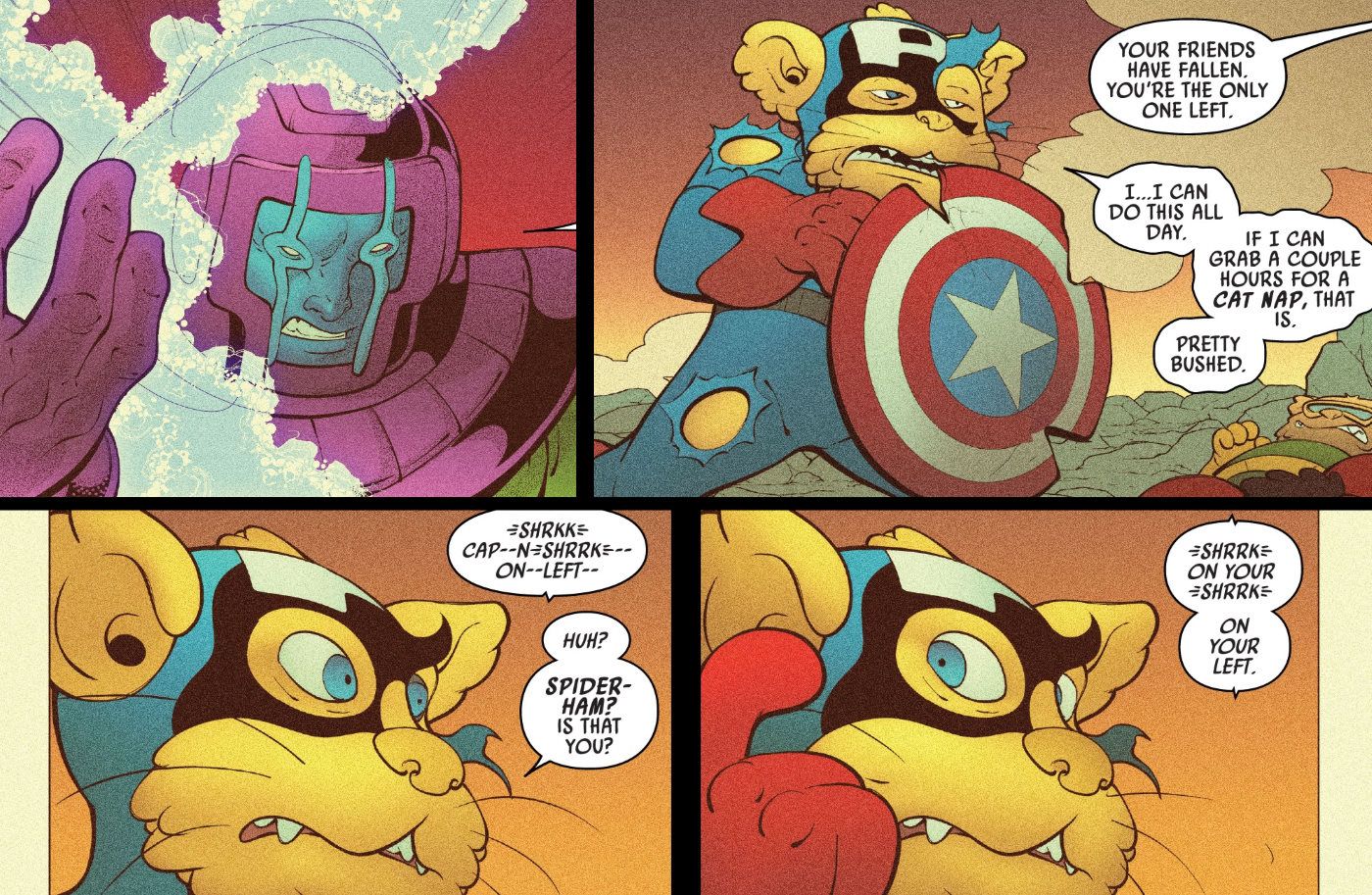 Spider-Ham Captain America Avengers Endgame Joke